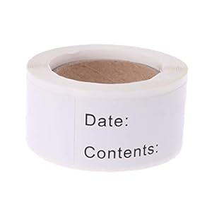 zhiwenCZW 125 stks/roll Thuis keuken Voedsel Opslag Etiketten Koelkast Vriezer Zelfklevende Sticker DIY