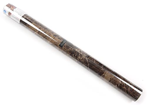 Roserosa Peel And Stick Pvc Marble Self-Adhesive Wallpaper Covering Counter Top Shelf Liner Emperador (Pgs4020 : 2.00 Feet X 6.56 Feet) #TOP1