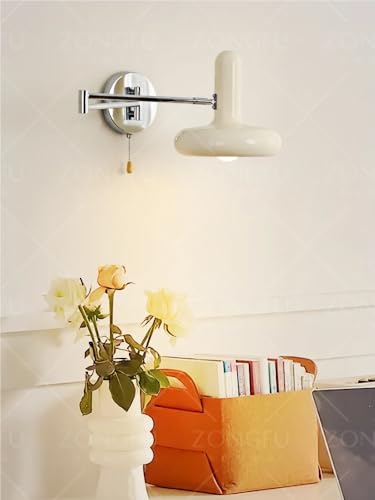 Lámpara de cabecero orientable y deslizable en color verde para dormitorio 5
