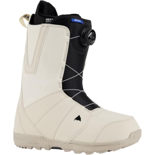 Burton Men's Moto Boa Snowboard Boots (9.5, Stout White)