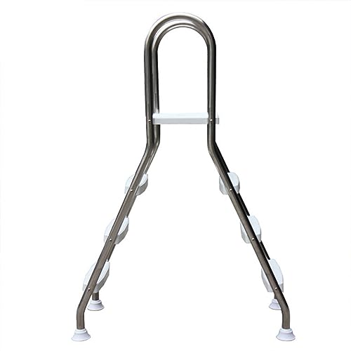 Escalera para Piscina Sobre Suelo 4 Peldaños Antideslizante