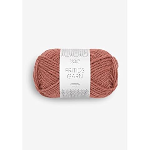 Col.3553 Fritids Yarn Approx. 70 m Støvet Plommerosa Cover