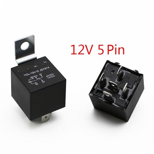 Relé de coche 5 pines 12V 40A normalmente abierto automotriz para control eléctrico 2