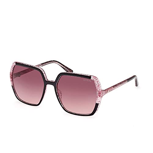 GUESS Glitter Square Plastic Sunglasses