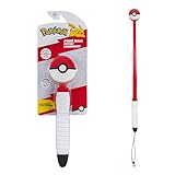 ポケモン ポケボール 伸縮式フェッチランチャー ペット用 - ストラップ付きポータブルランチャー プラス2.5インチゴムボール