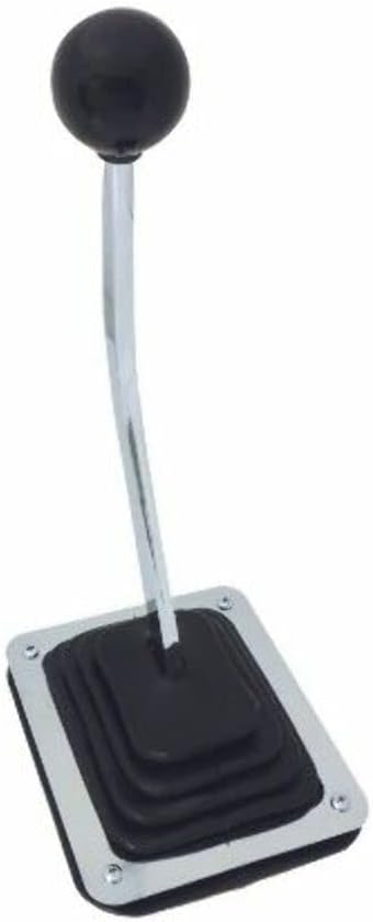 Chrome 3-4 Speed Automatic Floor Shifter 11" Hot Rat Street Rod