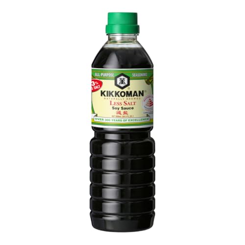 Kikkoman Less Salt Soy Sauce 600ml
