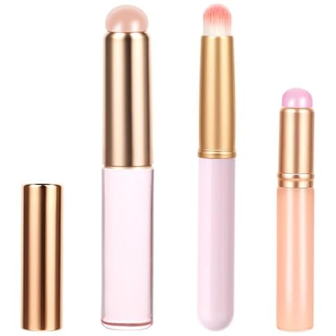 3Pcs Aeaocvo Silicone Lip Brushes Set Cover
