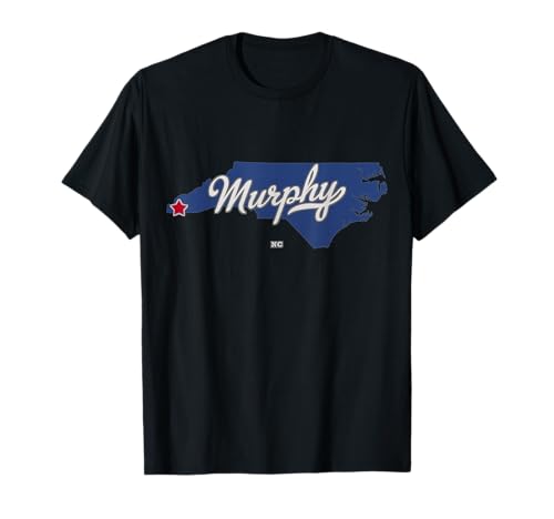Murphy North Carolina NC Map T-Shirt
