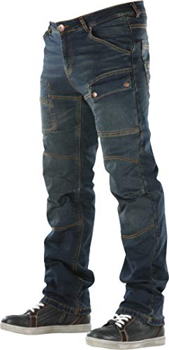 Preisvergleich Produktbild Overlap Sturgis Motorradjeans Grau Stone 33