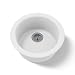 KOHLER K-6565-0 Porto Fino Self-Rimming Undercounter Entertainment Sink, White