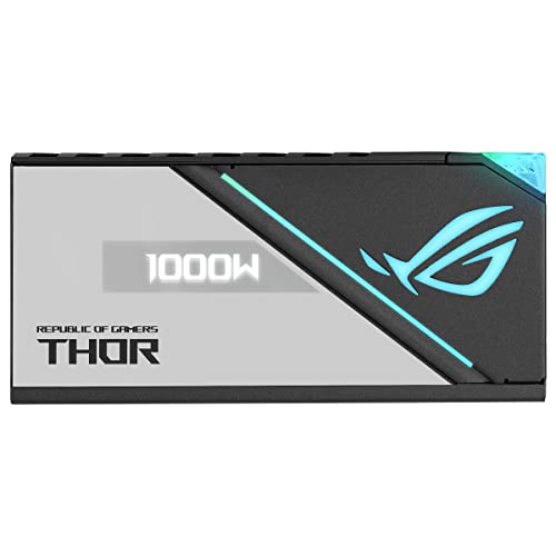 ROG Thor 1000P2 Gaming, 1000W Platinum II Power Supply/Aura SYNC/OLED - 1.000 Wat - Alimentatore - Immagine 7