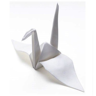Serviette Origami Close Up Magic blanche tissu pliage magie gros plan
