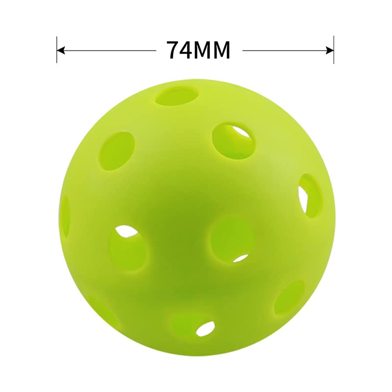 Amazon | 野球 バッティング練習ボール セット 6色12個セット 穴あき