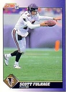 1991 Score Football Card #39 Scott Fulhage