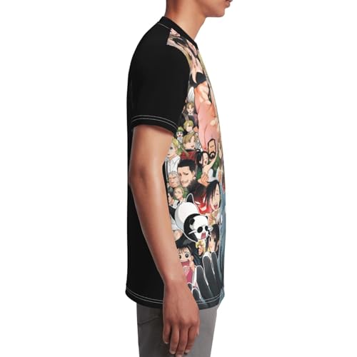 Kids Tshirt for Full Metal Alchemistes Tops,Hip Hop 3D Print Short-Sleeve tees for Sports3