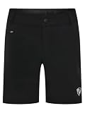 Ziener Kinder NADO X-Function Fahrrad-Shorts mit Innenhose - Mountainbike/Outdoor/Freizeit - atmungsaktiv,schnelltrocknend,gepolstert, Black, 128