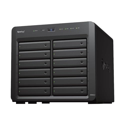 Image of Synology Disk Station DS3622XS+ - NAS server - 12 bays - SATA 6Gb/s - RAID 0, 1, 5, 6, 10, JBOD, RAID F1 - RAM 16 GB - Gigabit Ethernet / 10 Gigabit Ethernet - iSCSI support