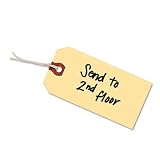 Avery Price Tags with String Attached, 11.5 pt. Stock, 4-3/4" x 2-3/8", 1,000 Manila Hang Tags (12505) – view 4