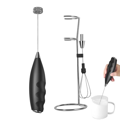 Stirrer Ricaricabile - Di Latte Elettrico | Blender Caffè Manuale In Acciaio Inossidabile | Piroscafo Per Tè Portatile | Schiuma Di Latte Automatico, Cordless Per Campeggio, Cottura, Frullata Pr