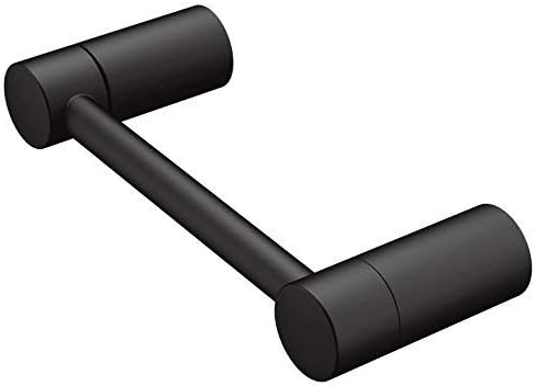 Matte Black Pivot Toilet Paper Holder for Bathroom, Wall Mount Toilet Roll Dispenser