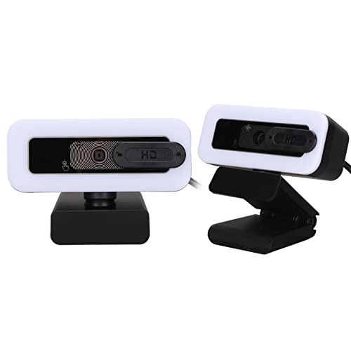 Elprico USB-Webcam, 2K USB Einstellbare Helligkeit Gesichtserkennung Webkamera Autofokus Eingebautes Mikrofon Plug and Play HD-Computerkamera Digitale Netzwerk-Webcam – Bild 6