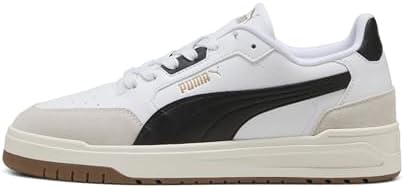 PUMA Unisex Yetişkin Shuffle Downtown OG Spor Ayakkabı PUMA White-Black-Vapor Gray 42 - Görsel 4