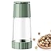 Smericante di pepe - Crusher di spezie manuali, salata ricaricabile, grossolanità regolabile | Elegante gadget da cucina resistente per ristoranti cucina barbecue per pasto da tavolo da immagine