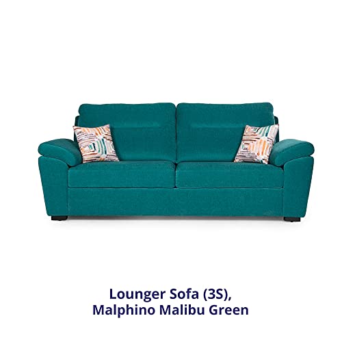 Image of Wakefit Sofa Set | 3 Year Warranty | Sofa 3 Seater, 3 Seater Sofa for Living Room, Wooden Sofa Set, Couch Sofa for Living Room, Sofa for Living Room - Lounger(Malphino : Malibu Green)