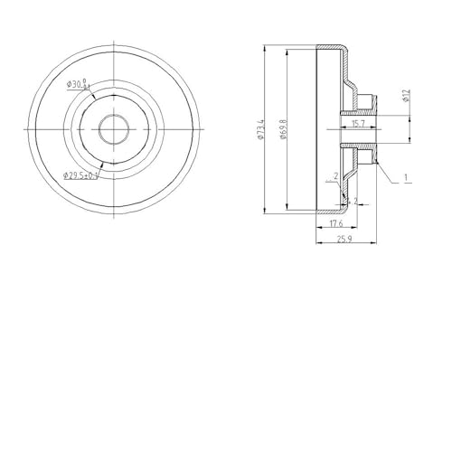 Pignon d'embrayage DCS34 PS36 pour couper votre bois de chauffage