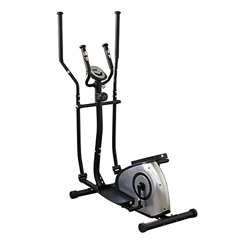TechFit Bicicleta elíptica - Elíptica de casa con 8 Niveles de Resistencia, Pantalla LCD con asa para Prueba de frecuencia cardíaca (E 320, 6 kg) Cover