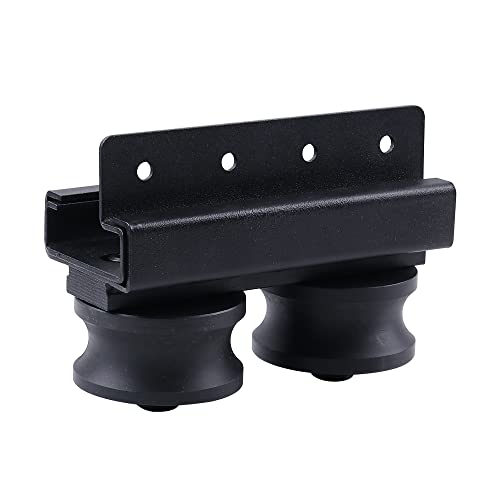 KINMADE Rolling Library Ladder Hardware Kit, Telescopic Upper Roller, Multi-use for Loft Stairs/Bookshelf (3.3FT Sliding Kit)