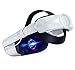 Produktbild VR Elite Strap mit Akku 6000 mAh für Oculus Quest 2, Verstellbares Ersatz Komfortabler VR-Kopfband Zubehör, Weiss