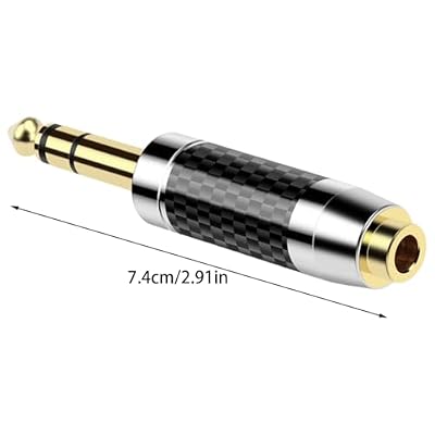 HiFi Sound 6.35mm to 2.5 3.5 4.4mm Earphone Adapter Metal Headphone Converters for Enhances Experiences Sound