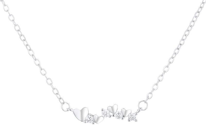 J.RoséeCrystal Heart 925 Sterling Silver Pendant Necklace for Women Gift Packing J.Rosée Fashion Jewelry JR-1132