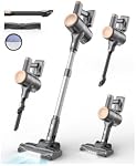N8 Cordless Vacuum Cleaner, 40KPA Powerful Suction Vacuum Cleaners for Home,40 Mins Runtime, Rechargeable Battery, Self-Standing, Lightweight Stick Vacuum for Hardwood Floor Carpet Pet Hair