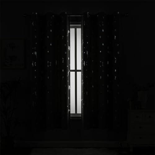 Rideaux occultants salon et chambre à coucher modernes à œillets