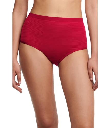 Culotte haute Chantelle Softstretch rouge : gainante, invisible et ultra confortable