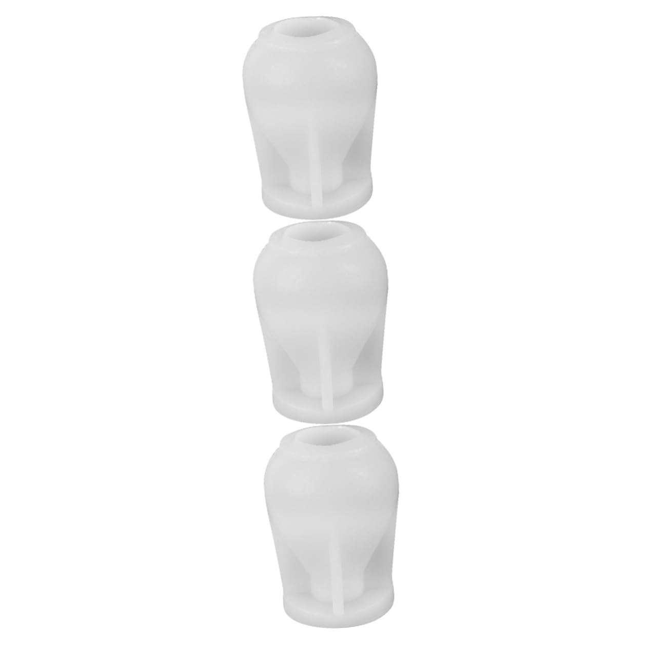 Moules à bougies en silicone Uonlytech avec design créatif de vague et forme de goutte