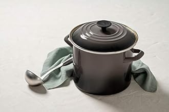 Le Creuset Enamel On Steel Stockpot, 8 qt., Oyster