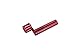 Ortega Guitars Dual Slot String Winder for Guitar & Ukulele-Transparent Red (OSW-DLX-TRD)