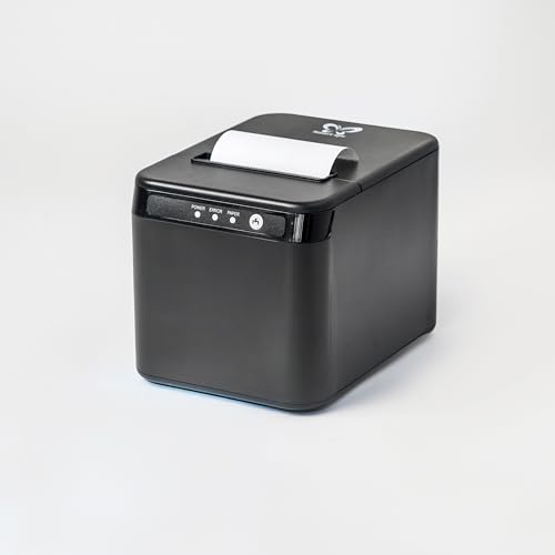 Eris 200 Impresora de Tickets 80 mm para TPV, Bares, Restaurantes y Comercios | USB + Ethernet | Compatible con Windows, Hiopos, Glop y Software TPV | Corte Automático | Soporte Técnico en España