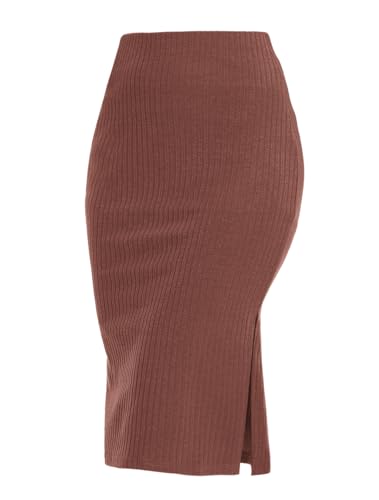 ZXIHZF Women's Knee Length Knit Pencil Skirt...