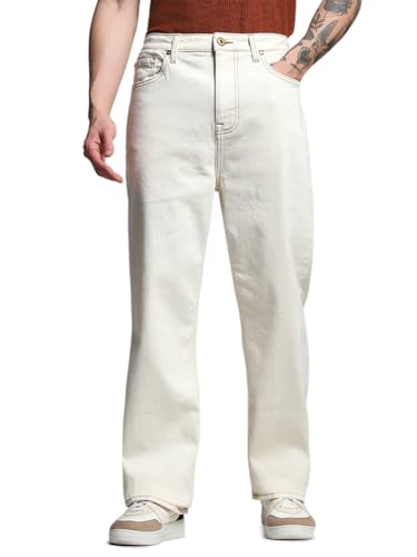 Image of Jack & Jones Men's Loose Fit High Rise Jeans