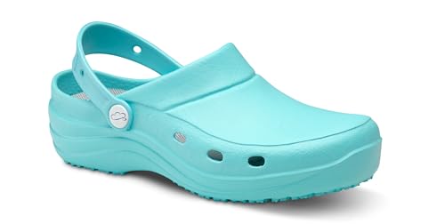 FELIZ CAMINAR - Zueco Laboral Sirocos Agua Marina, 38