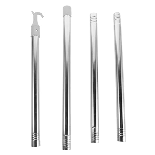 Zerodeko Tige de Traction Télescopique en Acier Inoxydable pour Fenêtres de Toit et Vérandas, Facile à Utiliser, Longueur Réglable pour Stores et Rideaux