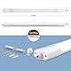 LEOEU Feuchtraumleuchte LED 120CM, 36W 4200LM Kellerlampe LED Feuchtraumlampe mit 4000K Neutralweiß, Deckenleuchte Flach Wannenleuchte Wasserfest IP65 Werkstattlampe für Büro Keller Garage Lager