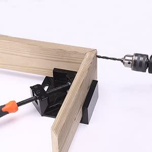 Corner Clamp, Right Angle Clamp, Aluminum Alloy Body, Swing Jaw, Carbon steel threaded rod for the connect of wood