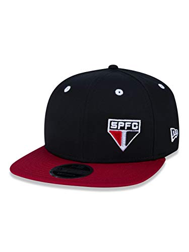 BONE 9FIFTY ORIGINAL FIT SAO PAULO FUTEBOL ABA RETA SNAPBACK PRETO New Era