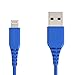 AmazonBasics Lightning to USB A Cable, MFi Certified iPhone Charger, Blue, 4 Inch